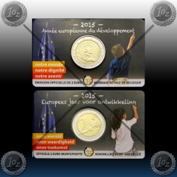 2 EVRO BELGIJA 2015 (EVROPSKO LETO RAZVOJA) KARTICA 2 EVRO BELGIJA 2015 (EVROPSKO LETO RAZVOJA) KARTICA